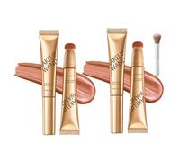Summaryas Contour Wand & Blush Wands Duo - Blush, 2 in 1 Liquid Contour Wands & Blushs Highlights Wand Duo for Women with Applicator, Cream Beauty Stick Makeup (Highlighter, 03)