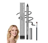 Summaryas Eyeliner, 1440-Minute Smudge-Proof Eyeliner, 24H Lock Longwear Eyeliners, Precision Define, All-Day Stay, Transfer-Resistant Makeup Duo, Waterproof Natural Eye Liner, No More Panda Eyes (#1)