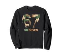 Summer 67 Camp Hunter Deer Hunting Slang 6 7 Brain Rot Gen Sweatshirt