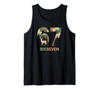 Summer 67 Camp Hunter Deer Hunting Slang 6 7 Brain Rot Gen Tank Top