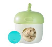 Summer Acorn-Shaped Ceramic Hamster Cooling House with Detachable Ice Box | 14.5 x 18.5cm, Sturdy Non-Damage, Easy to Clean, Suitable for Dwarf Hamster, Gerbil, Mice, Golden Hamster