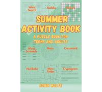 Summer Activity Book: A Puzzle Book for Teens and Adults