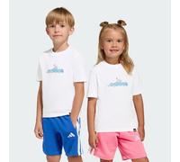 adidas Unisex Kids Summer Adventures Graphic T-Shirt Kids, White, 9-10 Years