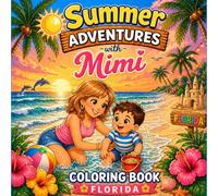 Summer Adventures with Mimi: A Florida Beach Adventure Coloring Book for Toddlers and Kids