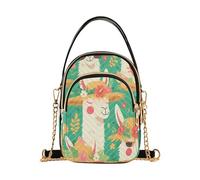 Summer Alpaca Green Fresh trendy cross body bag for woman with multi pockets handbags for women for mothers