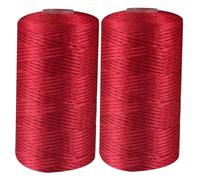 Summer Art Yarn Cord - 2 Pieces of fine ice Silk Thread, 2 Nylon Crochet Yarn Cord Cotton Thread | Weaving Crocheting Yarn Cell Phone Bags and Car Cushions