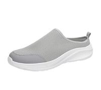 Summer Backless Slippers, Slip-On Mesh Breathable Casual Shoes Lightweight Simple Home Shoes Fashion Wide Feet Quick Drying Shoe Soft Bottom Leisure Shoe Comfortable Beach Walking Footwear
