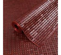 Summer Bamboo Cooling Mat, Foldable Carbonized Mattress For Travel & Home, Breathable Smooth Pad For Comfortable Sleeping & Relaxation