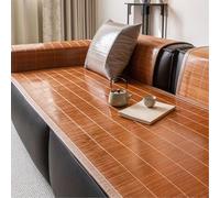 Summer Bamboo Cooling Seat Mat for Sofa & Office ChairBreathable Foldable Quick Cooling CushionPerfe for Hot Weather & Comfort