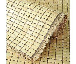 Summer Bamboo Sleeping Mat - Foldable & Breathable Bamboo Mattress Ideal Air Conditioning Mat & Mahjong Cushion for Sofa Chair Seat Pads - Comfort & Style
