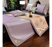 Summer Bamboo Sleeping Mat Foldable Double Sided Mattress for Dorm Office Bedroom Portable Comfortable 90cm Bedding Essential Summer Sleep Solution