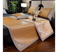 Summer Bamboo Sleeping Mat Foldable Double Sided Mattress for Dorm & Office Essential Portable Bedding Comfortable Sleep Solution Color B 90cm