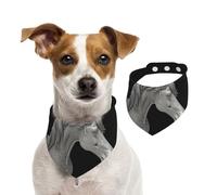 Summer Bandanas for Dogs 3D View Horse Dog Bandanas Washable Adjustable Dog Triangle Scarf Bibs Cute Pet Bibs for Medium Large Dogs Puppy and Cats Medium