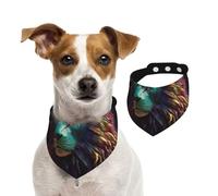 Summer Bandanas for Dogs Abstract 3D Art Lion Dog Bandanas Washable Adjustable Dog Triangle Scarf Bibs Cute Pet Bibs for Medium Large Dogs Puppy and Cats Large