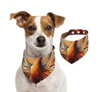 Summer Bandanas for Dogs Abstract Phoenix Dog Bandanas Washable Adjustable Dog Triangle Scarf Bibs Cute Pet Bibs for Medium Large Dogs Puppy and Cats Small