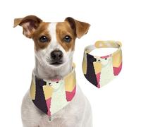 Summer Bandanas for Dogs Alpacas in Love in The Mountains Dog Bandanas Washable Adjustable Dog Triangle Scarf Bibs Cute Pet Bibs for Medium Large Dogs Puppy and Cats Large