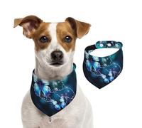 Summer Bandanas for Dogs Beautiful Butterfly1 Dog Bandanas Washable Adjustable Dog Triangle Scarf Bibs Cute Pet Bibs for Medium Large Dogs Puppy and Cats Large