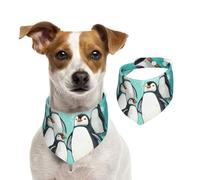 Summer Bandanas for Dogs Cute Penguins Dog Bandanas Washable Adjustable Dog Triangle Scarf Bibs Cute Pet Bibs for Medium Large Dogs Puppy and Cats Medium