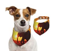Summer Bandanas for Dogs Elephant Pictures Dog Bandanas Washable Adjustable Dog Triangle Scarf Bibs Cute Pet Bibs for Medium Large Dogs Puppy and Cats Medium