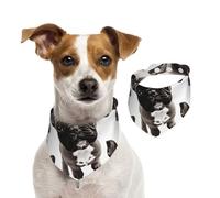 Summer Bandanas for Dogs French Bulldog2 Dog Bandanas Washable Adjustable Dog Triangle Scarf Bibs Cute Pet Bibs for Medium Large Dogs Puppy and Cats Medium