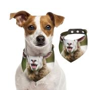 Summer Bandanas for Dogs Funny Naughty Sheep Tongue Cute Animal Dog Bandanas Washable Adjustable Dog Triangle Scarf Bibs Cute Pet Bibs for Medium Large Dogs Puppy and Cats Large