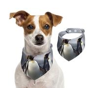 Summer Bandanas for Dogs Funny Penguins Dog Bandanas Washable Adjustable Dog Triangle Scarf Bibs Cute Pet Bibs for Medium Large Dogs Puppy and Cats Medium