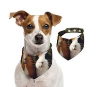 Summer Bandanas for Dogs Guinea Pigs Funny Dog Bandanas Washable Adjustable Dog Triangle Scarf Bibs Cute Pet Bibs for Medium Large Dogs Puppy and Cats Medium