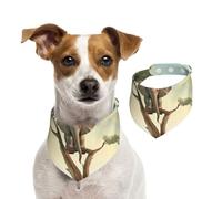 Summer Bandanas for Dogs Little Elephant On Tree Dog Bandanas Washable Adjustable Dog Triangle Scarf Bibs Cute Pet Bibs for Medium Large Dogs Puppy and Cats Small