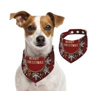 Summer Bandanas for Dogs Merry Christmas Too Dog Bandanas Washable Adjustable Dog Triangle Scarf Bibs Cute Pet Bibs for Medium Large Dogs Puppy and Cats Small