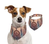 Summer Bandanas for Dogs Native American Dream Catcher Dog Bandanas Washable Adjustable Dog Triangle Scarf Bibs Cute Pet Bibs for Medium Large Dogs Puppy and Cats Medium
