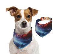 Summer Bandanas for Dogs Outer Space Stars Dog Bandanas Washable Adjustable Dog Triangle Scarf Bibs Cute Pet Bibs for Medium Large Dogs Puppy and Cats Small