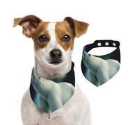 Summer Bandanas for Dogs Polar Bears Northern Lights Dog Bandanas Washable Adjustable Dog Triangle Scarf Bibs Cute Pet Bibs for Medium Large Dogs Puppy and Cats Small
