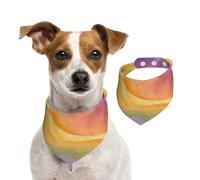 Summer Bandanas for Dogs Rainbow Dog Bandanas Washable Adjustable Dog Triangle Scarf Bibs Cute Pet Bibs for Medium Large Dogs Puppy and Cats Medium
