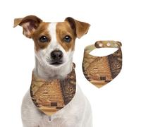 Summer Bandanas for Dogs Vintage Great Egyptian Pyramid Dog Bandanas Washable Adjustable Dog Triangle Scarf Bibs Cute Pet Bibs for Medium Large Dogs Puppy and Cats Large