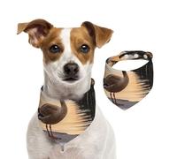 Summer Bandanas for Dogs Wild Goose by The Bridge Dog Bandanas Washable Adjustable Dog Triangle Scarf Bibs Cute Pet Bibs for Medium Large Dogs Puppy and Cats Medium