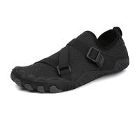 Summer Beach Aqua Shoes Outdoor Swimming Barefoot Shoes Quick Dry Breathable Upstream Wading Shoess(Black,46)