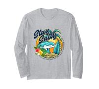 Summer Beach Be Salty Stay Lit Matthew 5:13-14 Long Sleeve T-Shirt