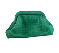 Summer Beach Clutch Bag, Elastic Purse, Small Crochet Handbag Knitting Dumpling Clutch for Women(Green)