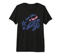 Summer Beach Turtle Vacation Womens Girls Premium T-Shirt