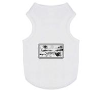 'Summer Bliss by the Shore' Pet Dog/Cat T-Shirt (PT00149411)