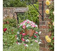 Summer Bloom Artificial Hanging Basket
