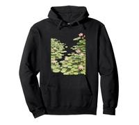 Summer Blooms Lotus Water Lily Pullover Hoodie