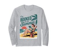 Summer Books Lover I'm Booked For The Summer Style 02 Long Sleeve T-Shirt