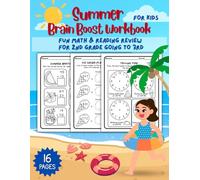 Summer Brain Boost Workbook for Kids: Fun Math & Reading Review for 2nd Grade Going to 3rd: Fun Summer Review for Kids Going into 3rd Grade