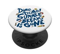 Summer Break Is Gone - Funny Back to School PopSockets Adhesive PopGrip