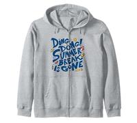 Summer Break Is Gone - Funny Back to School Zip Hoodie