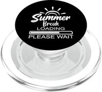 Summer Break Loading Please Wait Shirt Last Day of School PopSockets PopGrip for MagSafe