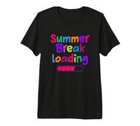 Summer Break Loading Shirt Kids Last Day of School Crayon Premium T-Shirt