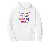 Summer Break Loading Shirt Kids Last Day of School Crayon Pullover Hoodie