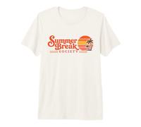 Summer Break Society Vacation Beach Summer Vibes Premium T-Shirt